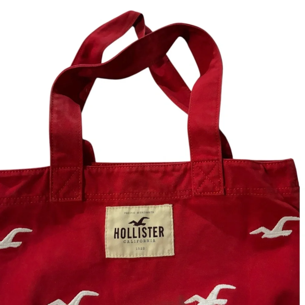 Red Hollister Tote Bag - Picture 3 of 4